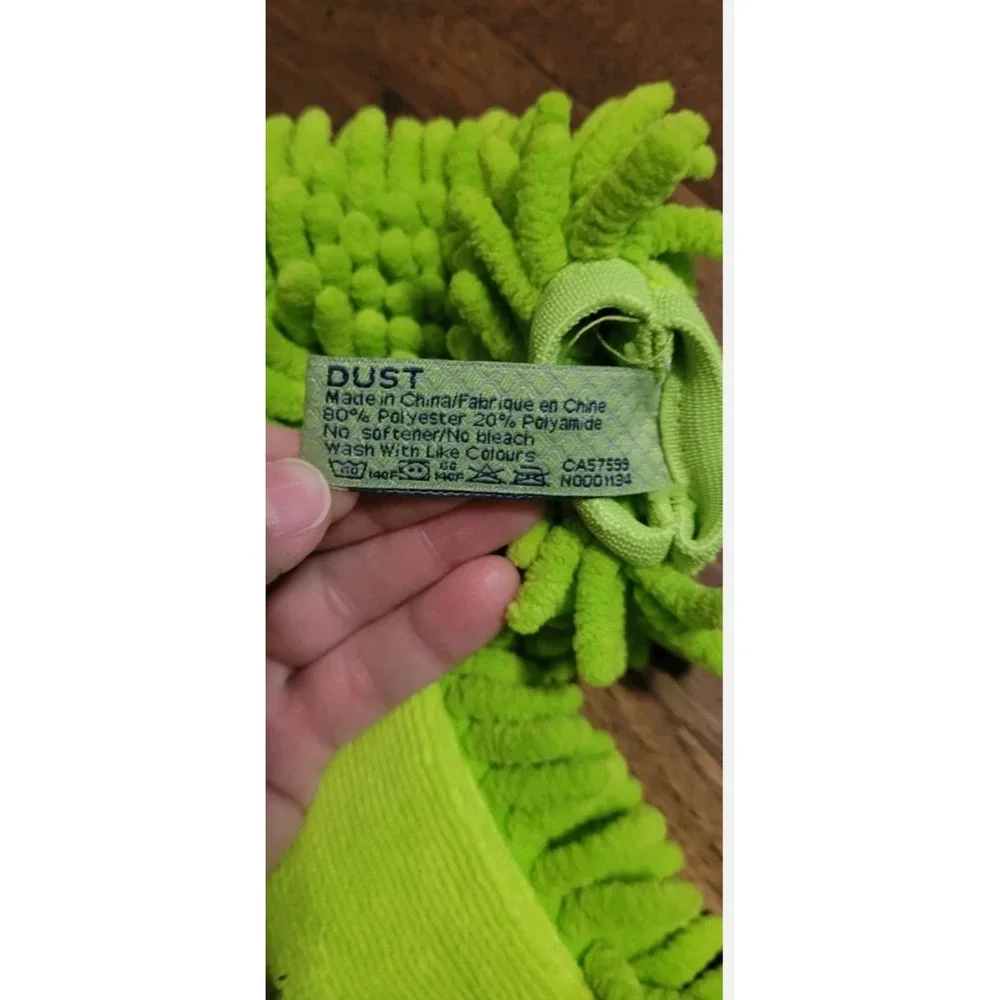 New Norwex Large Wand Replacement (Green) Sleeve Chenille